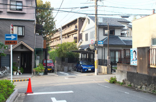 交差点を右折