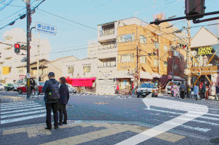 「東山安井」交差点